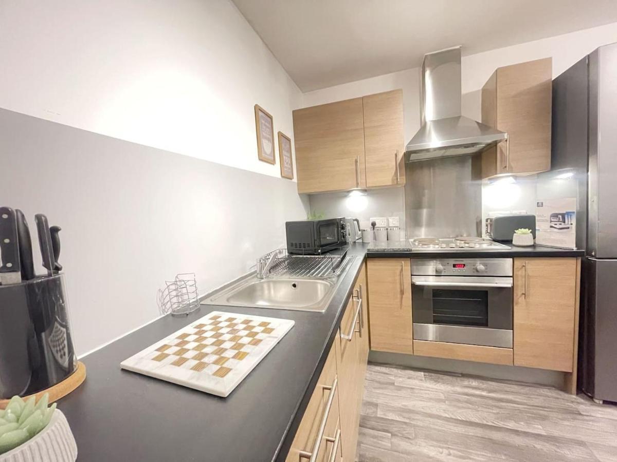 Cityfront Cosy Apt Near City Centre & Etihad Stadium, Free Parking Manchester Eksteriør billede